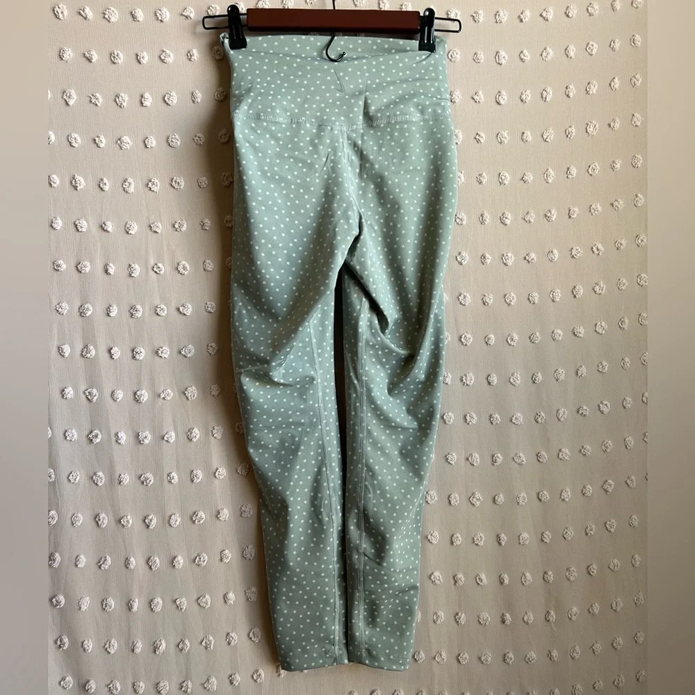 Nike Yoga High‎ Waisted Twist Full Length Polka Dot Leggings Sz S